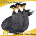 2015 wholesale top quality 100% brazilian remy human hair extension u tip hair